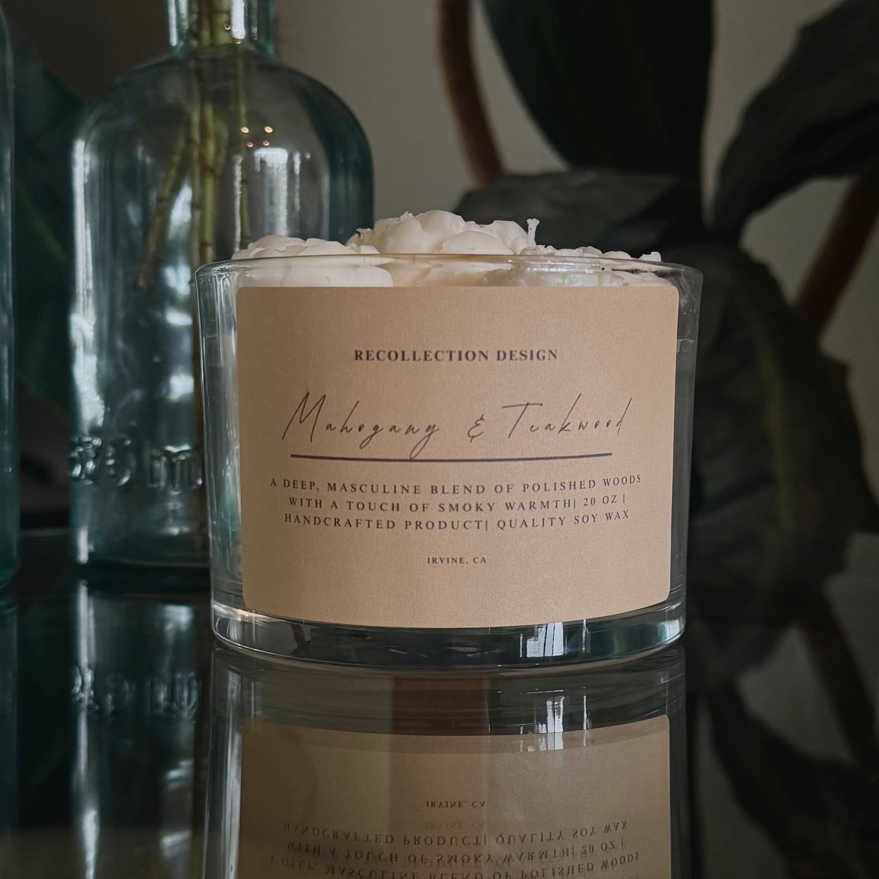 Flowerbed Candle Jar