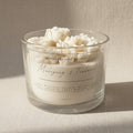 16 oz Glass Jar Flowerbed Candle